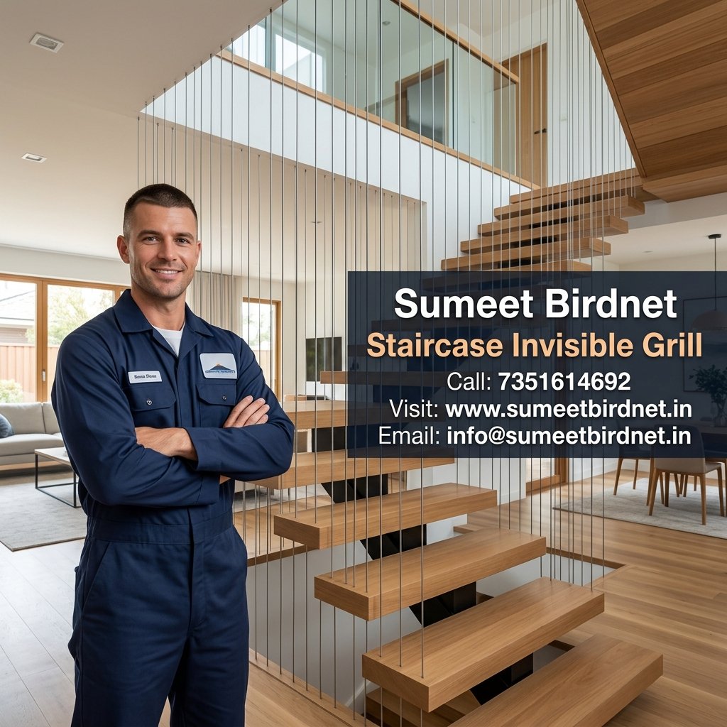 Staircase Invisible Grill