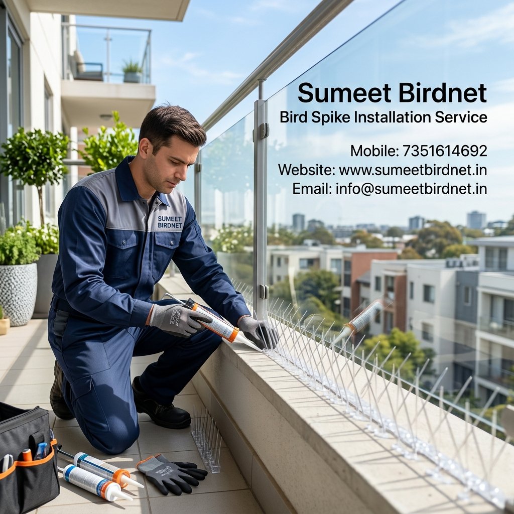 Bird Spike Installation Service