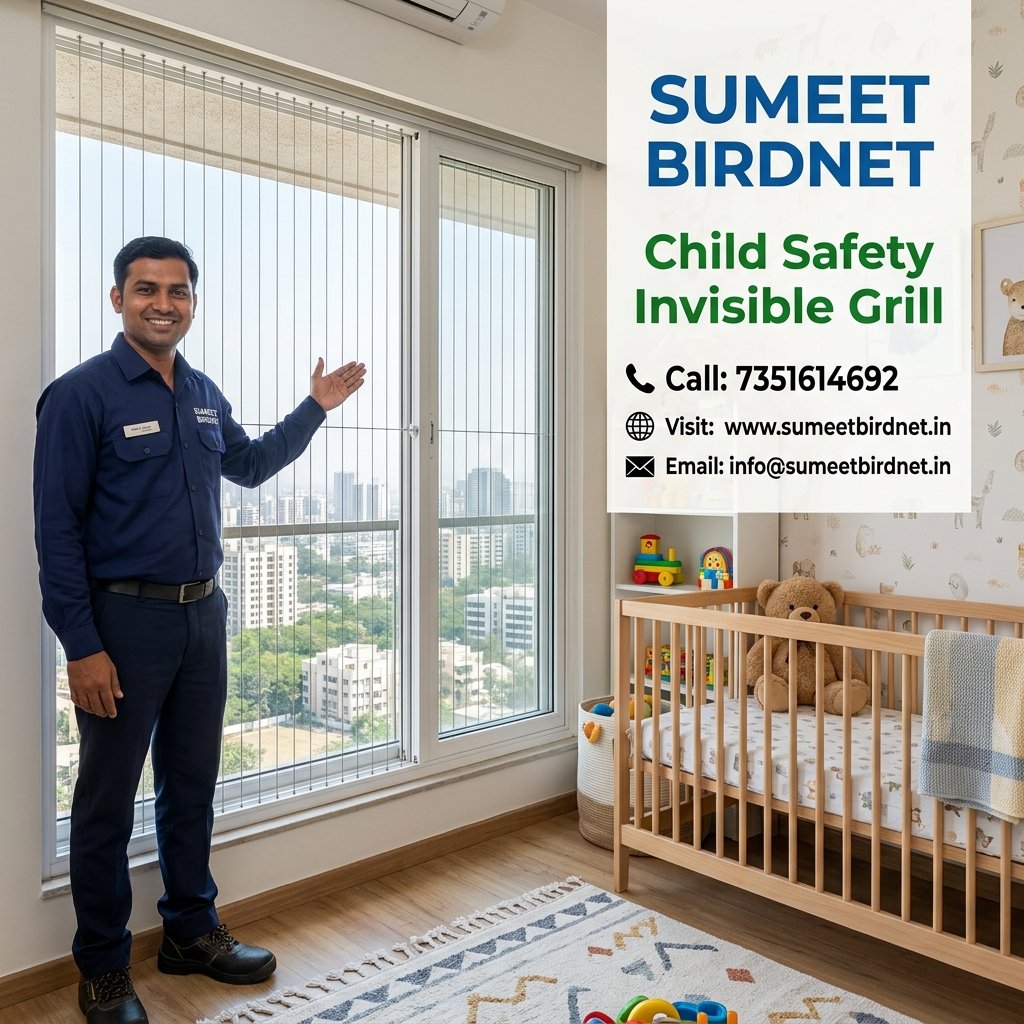 Child Safety Invisible Grill