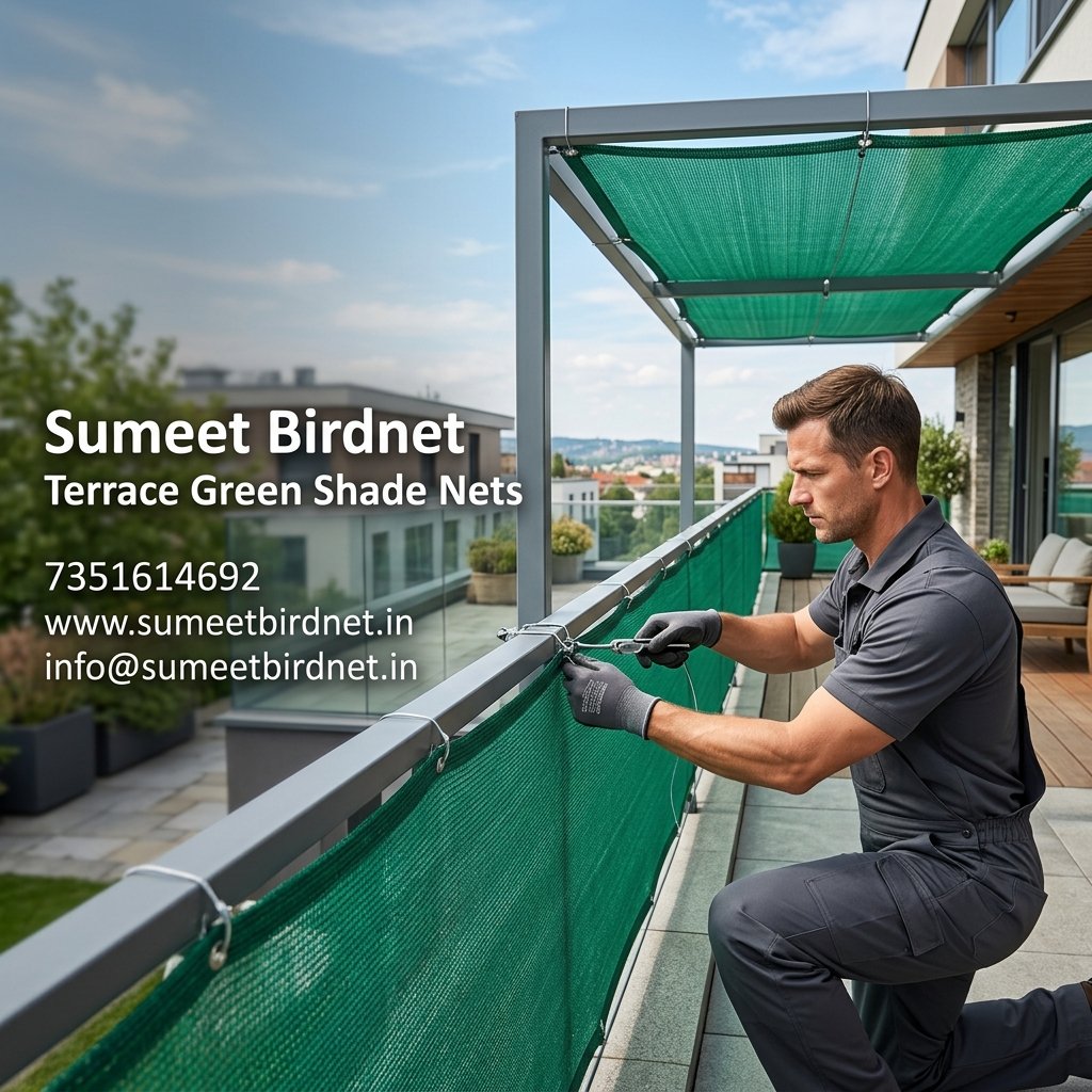 Terrace Green Shade Nets